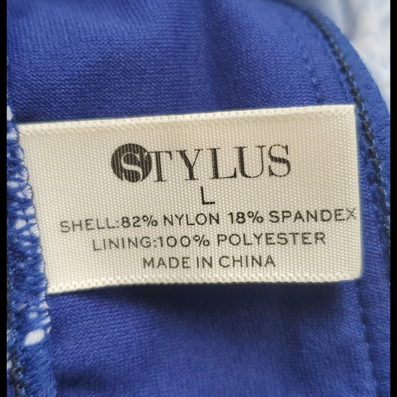 Stylus top swimsuit blue-white - Picture 4 of 4